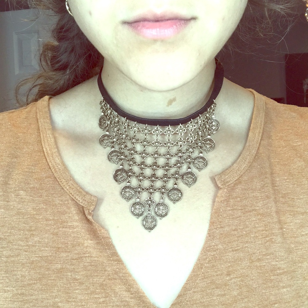 Black and Gold Choker